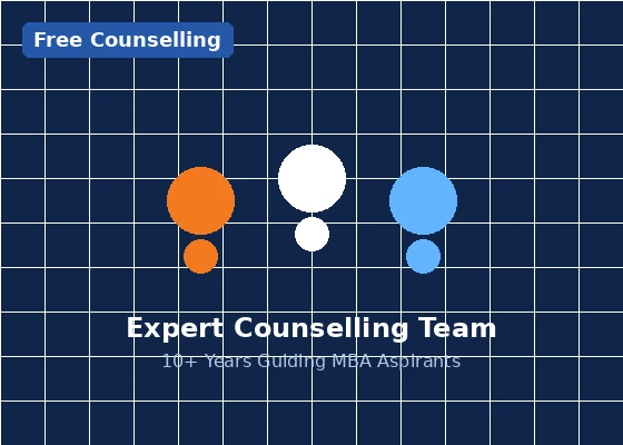 Distance MBA College counselling team helping students